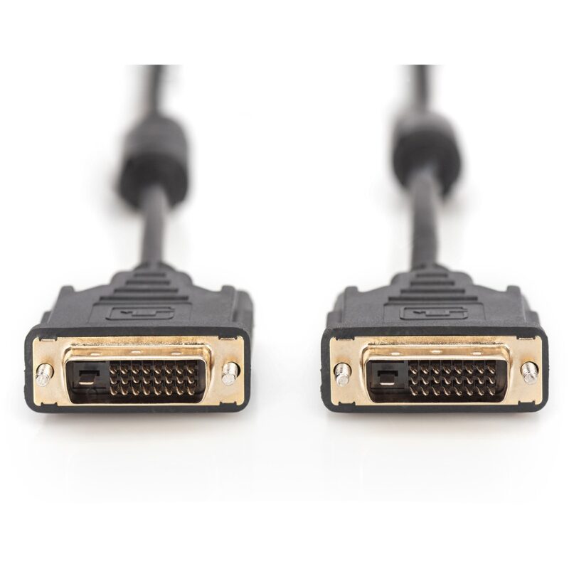 "DIGITUS DVI-Anschlusskabel DVI 24+1 Dual Link 5m schwarz" – Bild 3