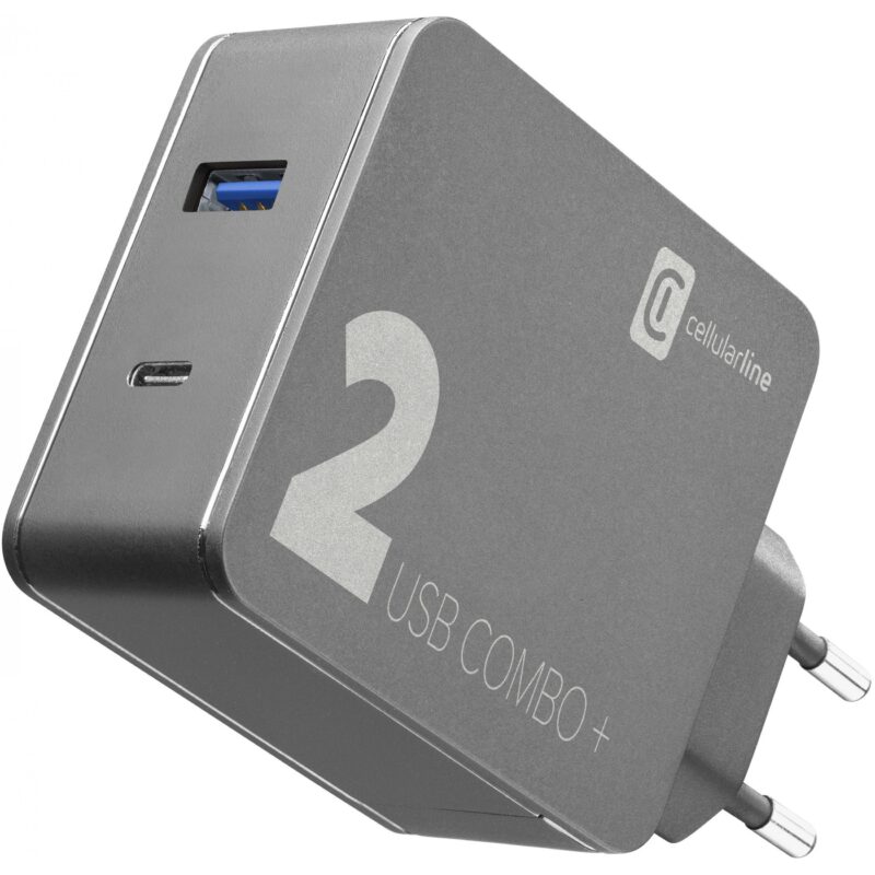 "Cellularline Multipower 2 COMBO PLUS 48 W. 1xUSB-C 45W. 1xUSB"