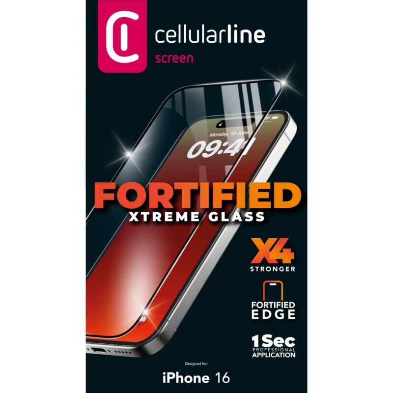 "Cellularline Xtreme Glass iPhone 16" – Bild 4