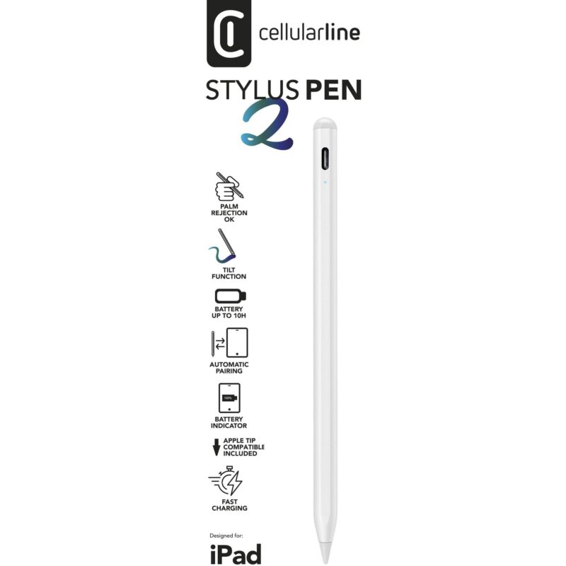 "Cellularline Stylus Pen iPad White"