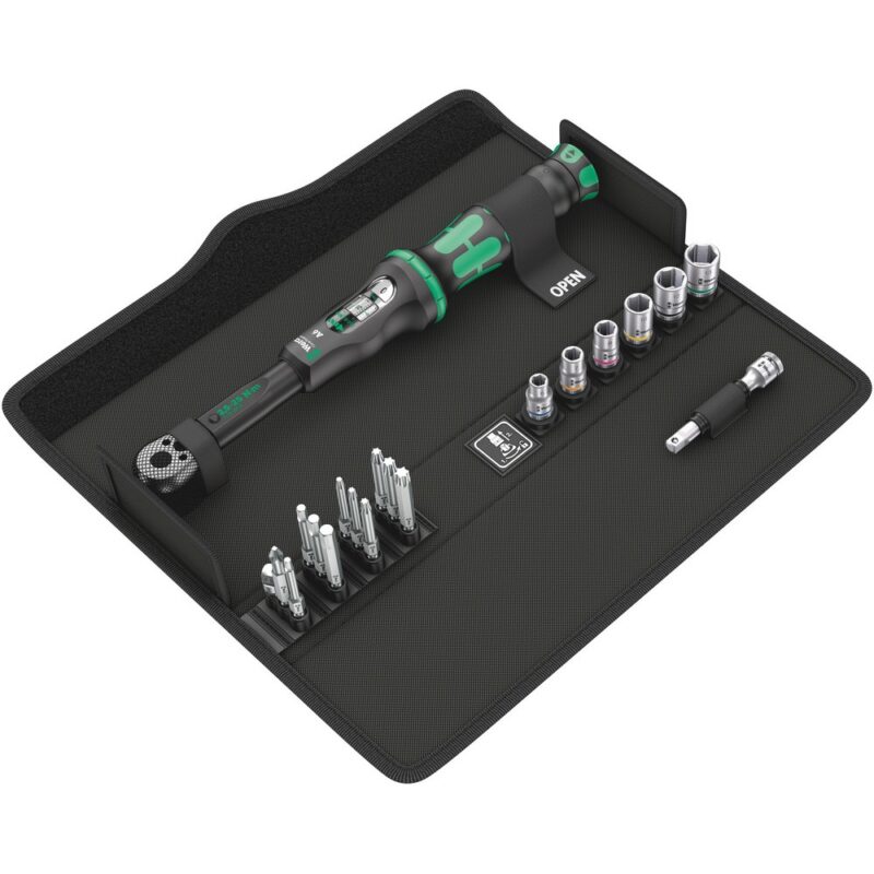 "Wera Click-Torque A 6 Set 1.Drehmomentschlüs. 2.5-25Nm 20tlg"