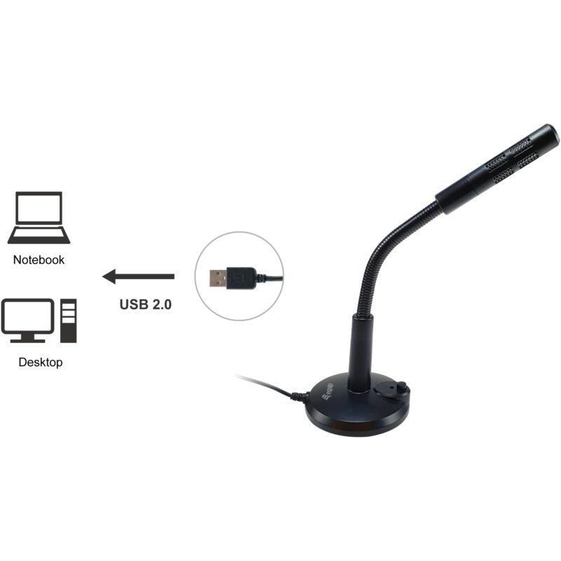 "Equip Tischmikrofon+Einstellbarer Winkel mit USB Anschluss" – Bild 4