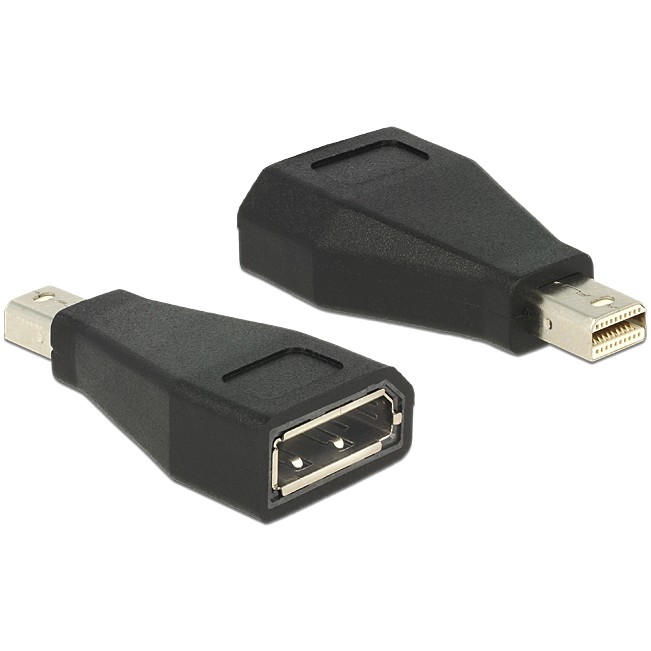 "DELOCK Adapter DP mini-St > DP-Bu black"