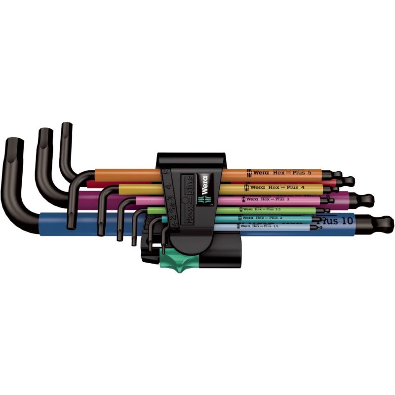 "Wera 950/9 Hex-Plus Winkelschlsselsatz Blacklaser"