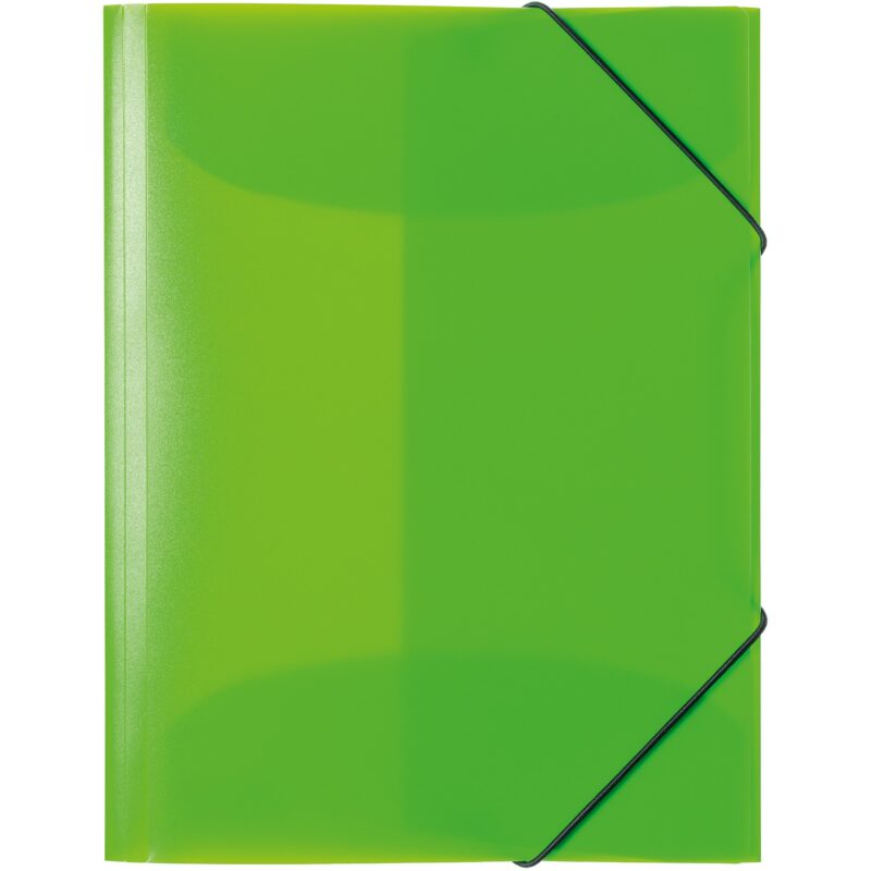 "HERMA Sammelmappe A4 neon grün Polypropylen 3St."