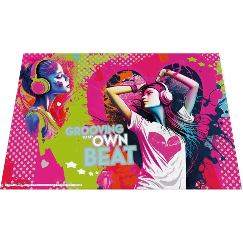 "HERMA Schreibunterlage Kartonmusic Girl 55x35 3Stk" – Bild 6
