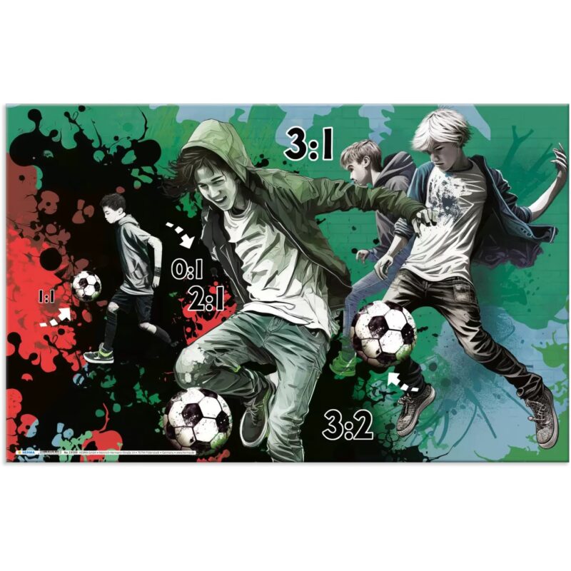 "HERMA Schreibunterlage Karton Street Soccer 55x35 3Stk" – Bild 4