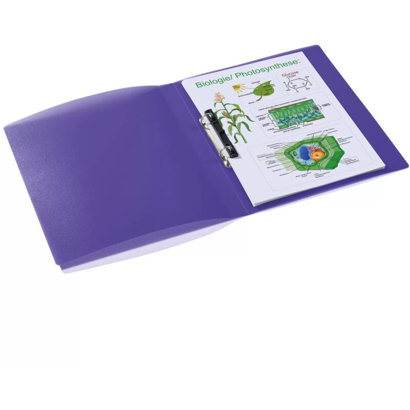 "HERMA Ringbuch A4 uni violett" – Bild 5