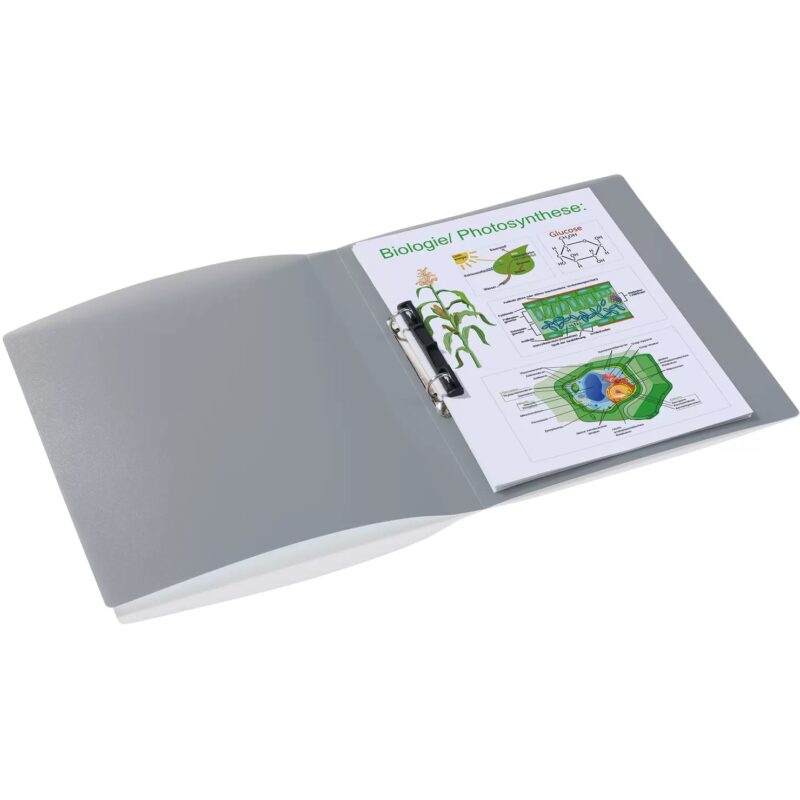 "HERMA Ringbuch A4 uni grau" – Bild 5