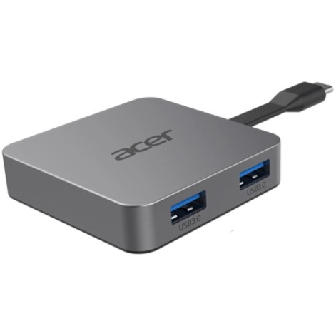 "Acer 4in1 Type C dongle: 1 x HDMI + 2 x USB3.2 + 1 x USB C"