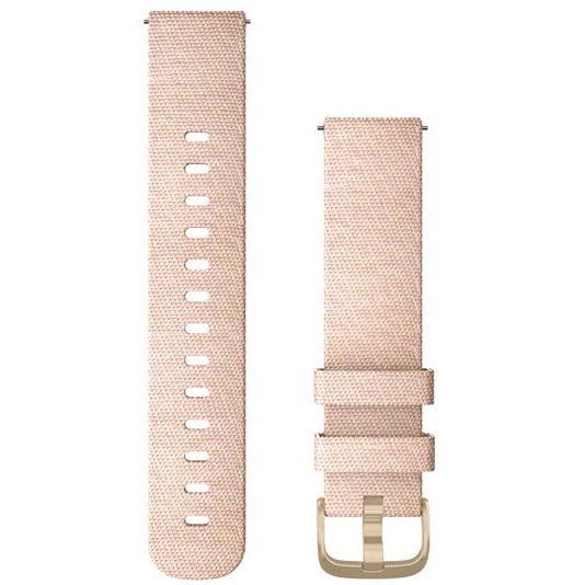 "Garmin Ersatzarmband 20mm Nylon Rosa/Weissgold Schnalle"