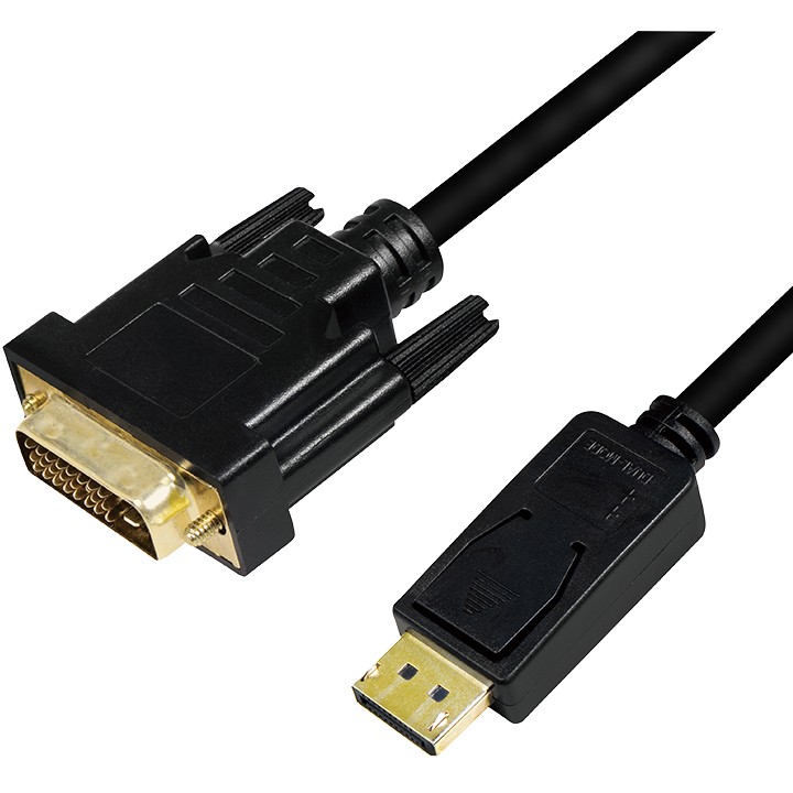 "Logilink DisplayPort-Kabel DP 1.2 zu DVI 1.2 2.0m schwarz"