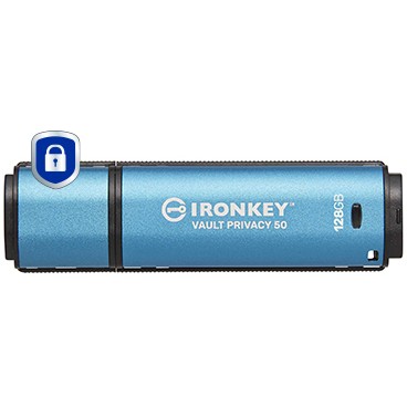 "STICK 128GB Kingston IronKey Vault Privacy 50 retail"