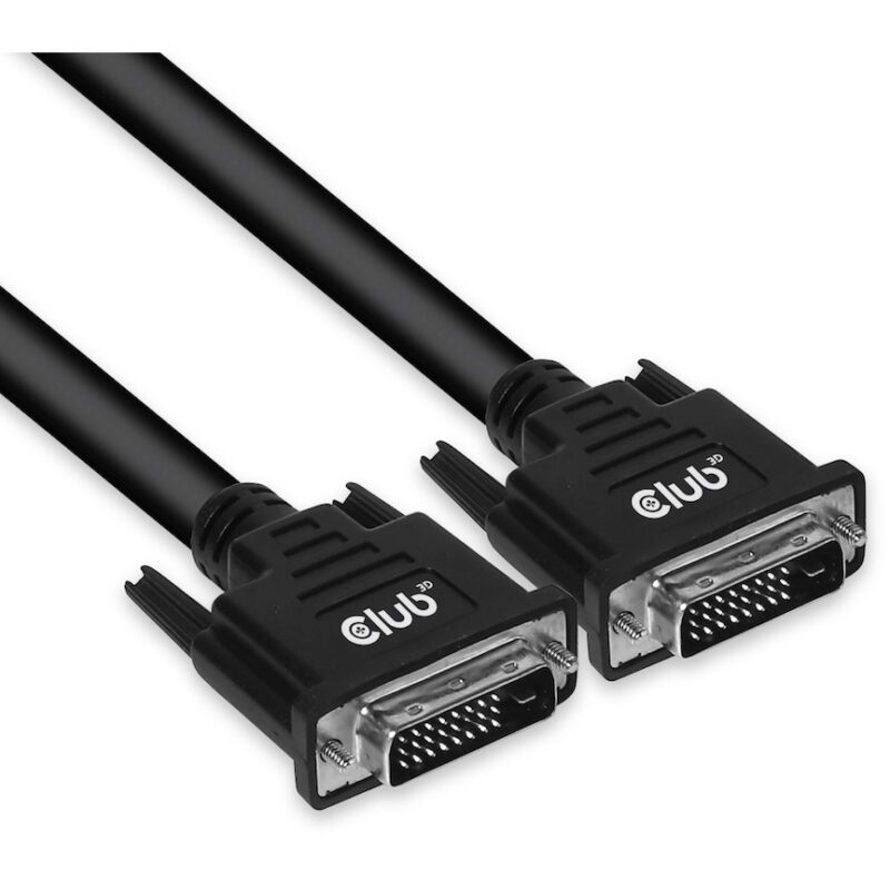 "Club3D DVI-Kabel Dual Link (24+1) bidirektional 3m St/St"