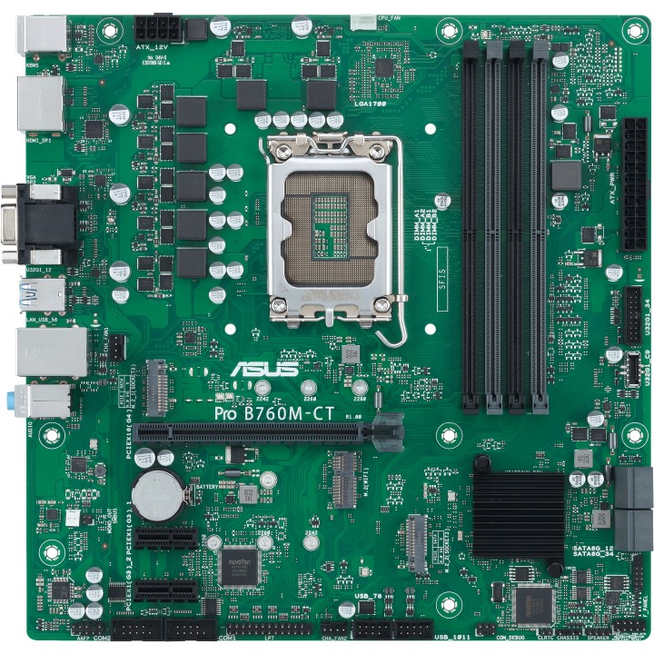 "1700 ASUS PRO B760M-CT-CSM mATX"