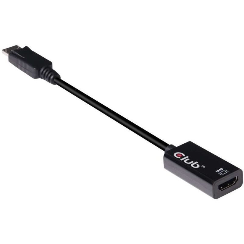 "Club3D Adapter DisplayPort > HDMI 2.0b HDR 4K60Hz aktiv retail"
