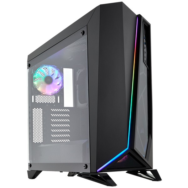 "MIDI Corsair Carbide Series SPEC-OMEGA RGB schwarz. Glasfenster"