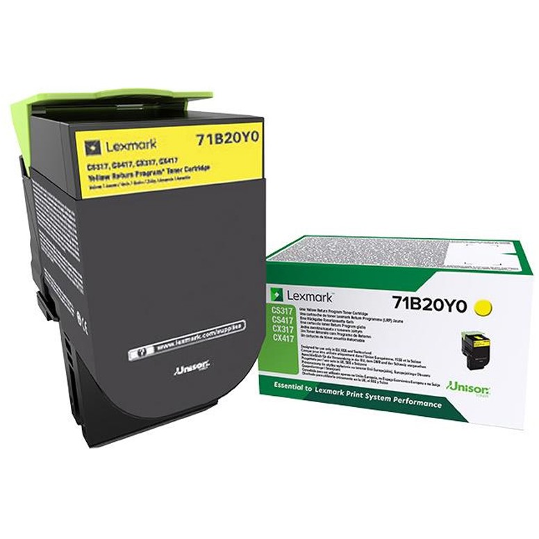 "LEXMARK Toner gelb Rck f. CS/CX/317 /417/517 ca. 2.300 S."
