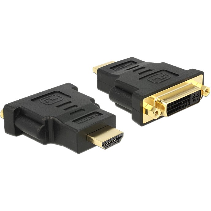"DELOCK Adapter HDMI Stecker > DVI 24+5 Pin Buchse"