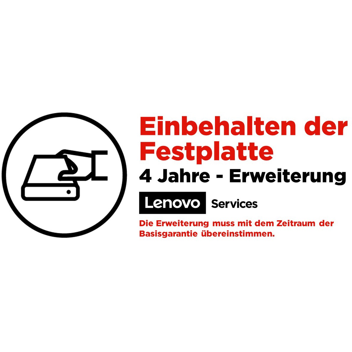 "G Lenovo Service Add on - Keep your Drive - auf 4 Jahre"